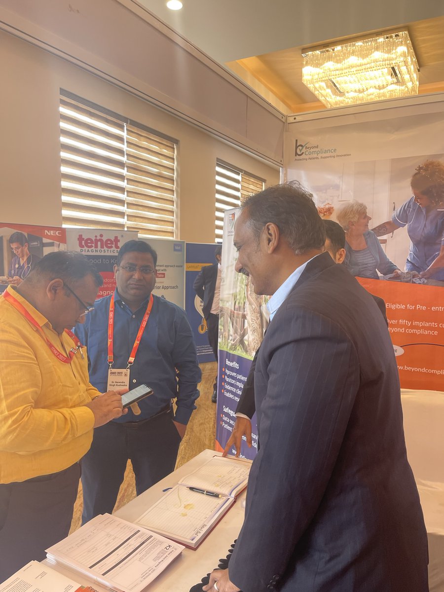 NECSWS_India's tweet photo. We participated in the ISHKS 16th Annual National Meeting at Ramoji Film City, Hyderabad from April 14th to 16th, 2023. Our main objective for attending the event was to showcase Indian Joint Registry (IJR). 
#indianjointregistry #IJR #NECsws #ISHKS #ISHKS2023 https://t.co/fdIblWRgRI