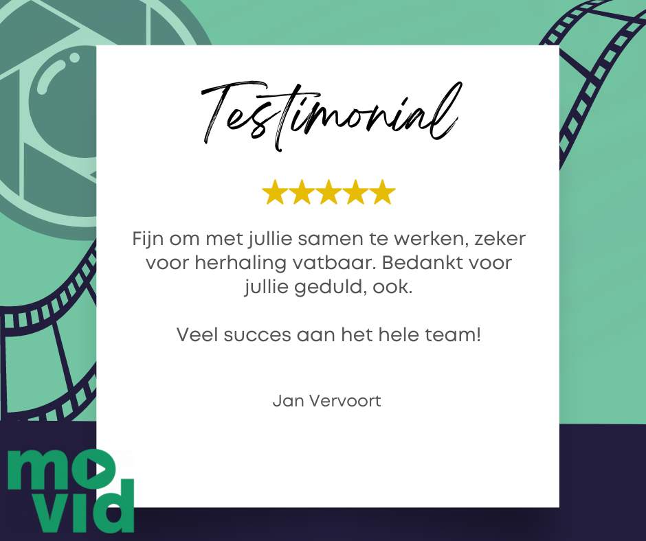 MovidVideo's tweet photo. Bij Movid staat klanttevredenheid centraal. Ontdek hun verhalen en ervaar zelf waarom wij de perfecte keuze zijn voor jouw volgende video-project! 😊👌 #klanttevredenheid #samenwerking #movid #partnerschap
Link: https://t.co/bddnmRlHb2 https://t.co/c3RCkoZpC0