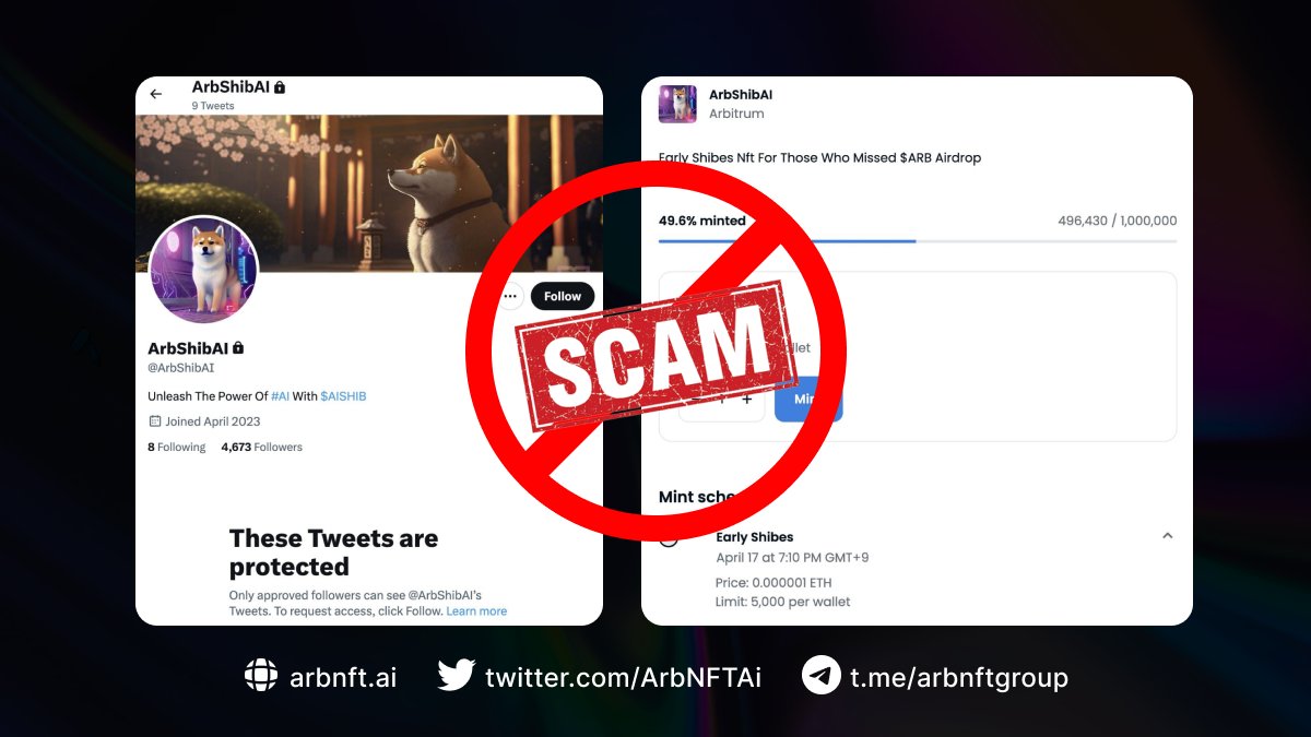 ArbNFT AI Marketplace (💙,🧡) tweet media