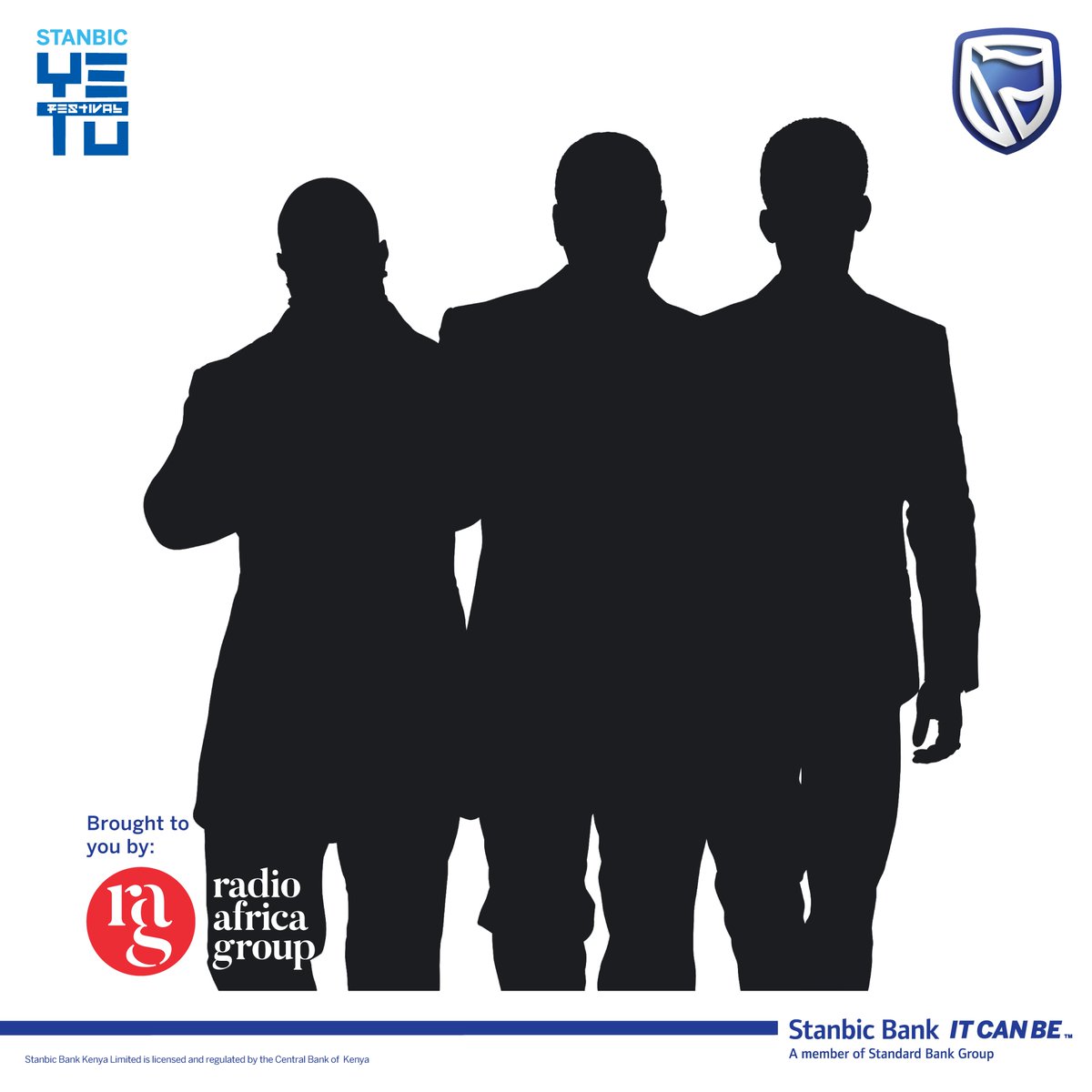 Client : Stanbic 

Campaign : Stanbic Yetu Festival.

Team : SCANAD

#WorkThatWorks #TeamAwesome #ProudlySCANAD