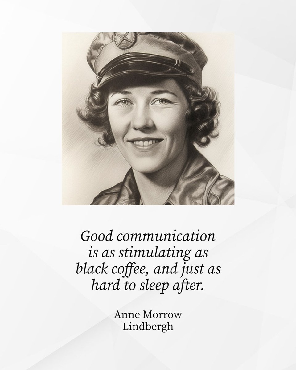 Advatera's tweet photo. Good communication is as stimulating as black coffee, and just as hard to sleep after. - Anne Morrow Lindbergh #quote #inspiration #leadership #communication https://t.co/44sYLyNviC