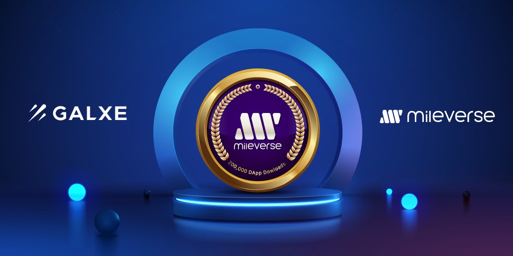 #Mileverse #Airdrop #NFT

📣 Don't miss out on our celebration! 

Mileverse Dapp has hit 200k downloads and we are giving away exclusive #NFTs on #Galxe. 

Only NFT holders will have access to special promos and events, so join the Mileverse community and get your personalized