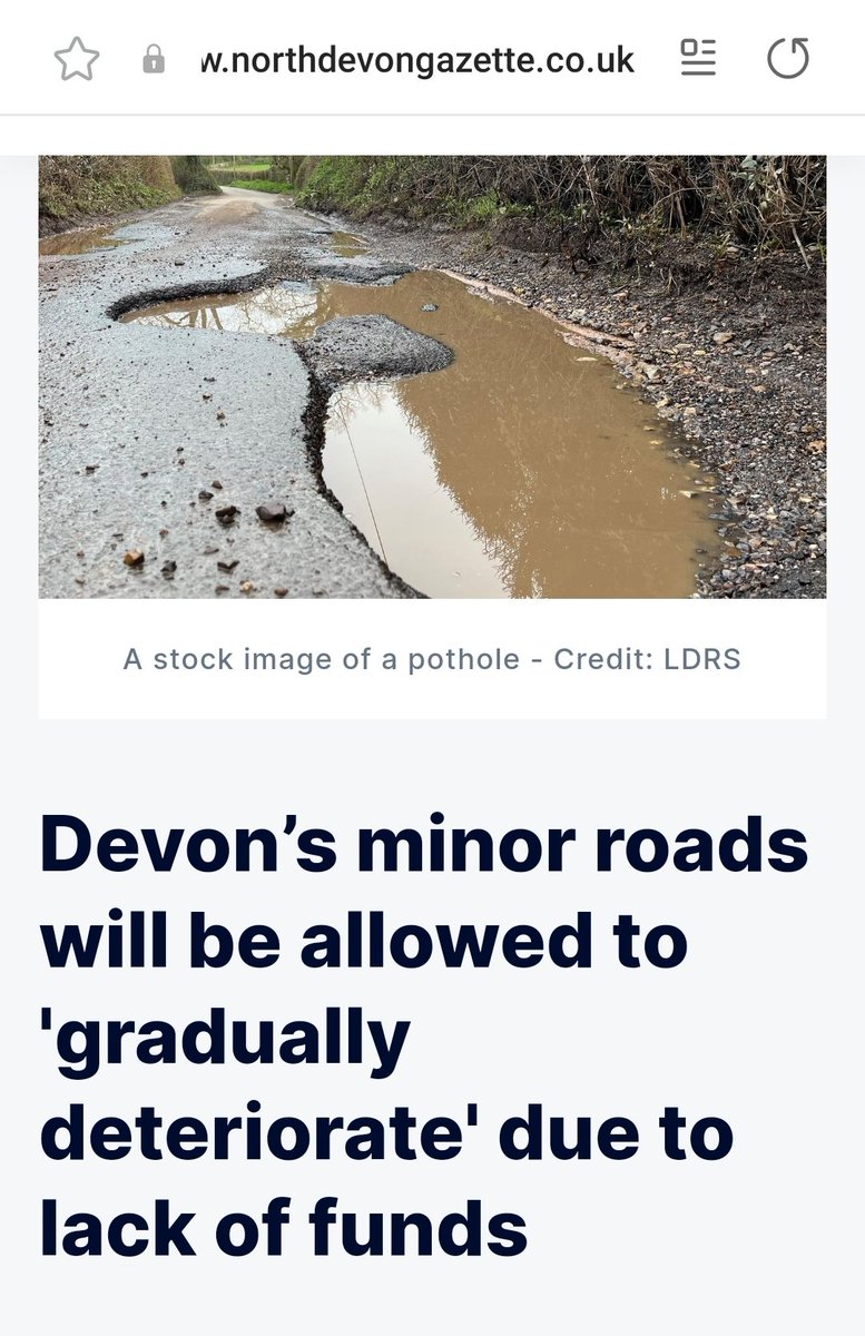 My local council said that they are not going to repair minor roads and will leave them to deteriorate. I thought I was being a bit dramatic getting a Himalayan because the roads are bad, but it turned out to be a sensible move.
