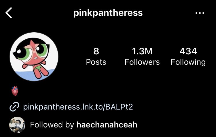 lhcdaily's tweet photo. haechan has followed pinkpantheress back on instagram! https://t.co/1gxECGUgWb