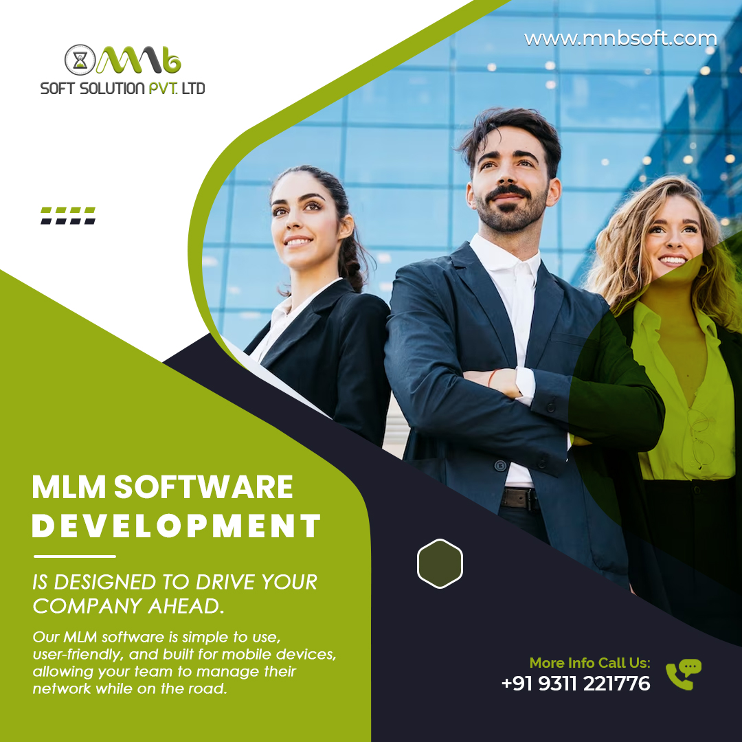 mnbsoft's tweet photo. Our #mlm software development is designed to drive your company ahead.
For complete information visit:- https://t.co/4WWKm8e1yB
#marketingsoftware #mlmsoftware #mlmsoftwaredevelopment #mlmindia #mlmsuccess #softwaredevelopment #softwaresolutions #multilevelmarketing #mnbsoft https://t.co/R8EHmculSL