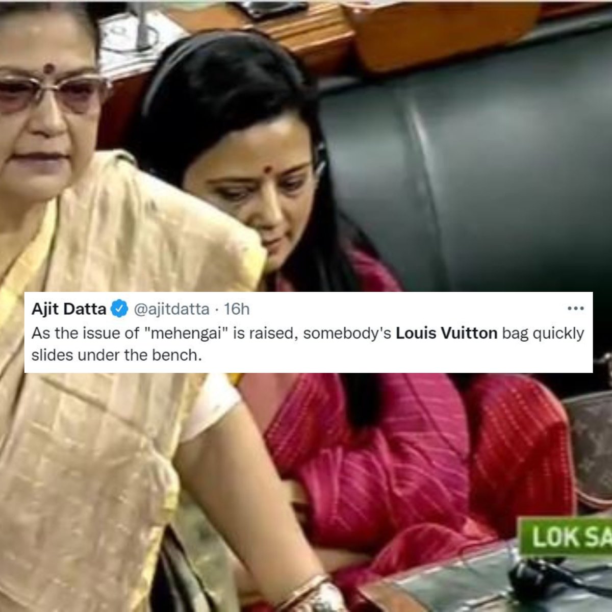 mainoshree1's tweet photo. Why is #MahuaLarsBrorson linked to @MahuaMoitra?
Does it have anything to do with the #LouisVuitton handbag?
#MainoTweets https://t.co/VRDfZVsNrO