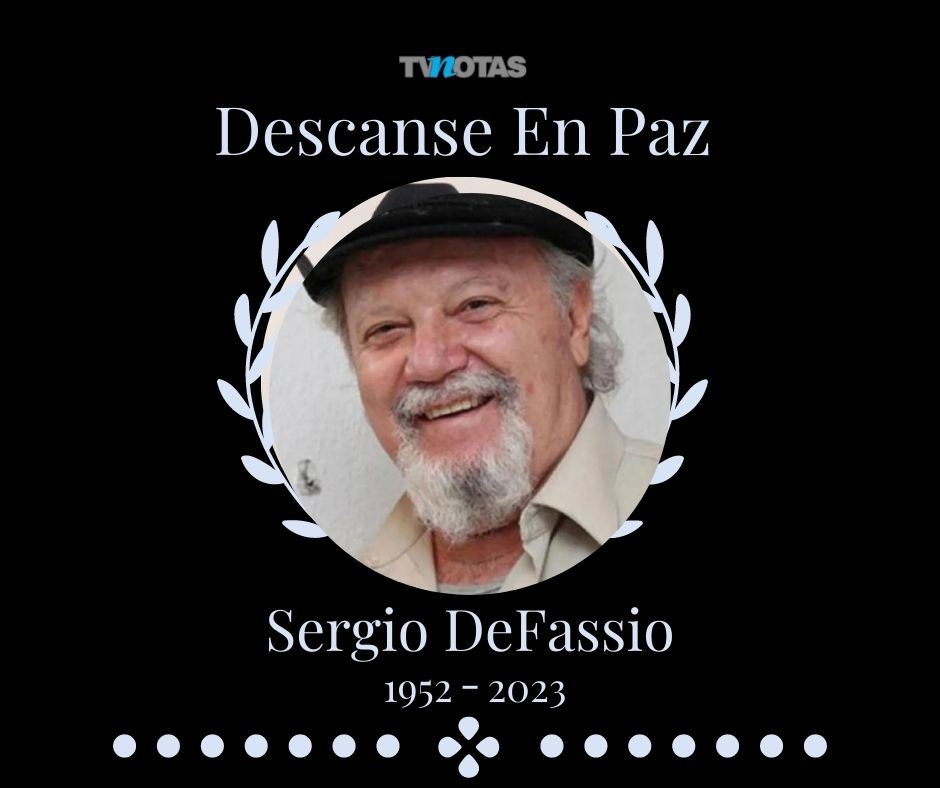TVNotasmx's tweet photo. 🚨De última hora 🚨

Fallece el actor y comediante Sergio DeFassio. Q.E.P.D. 🙏🏻🕊️ https://t.co/nhO0PmJWZq