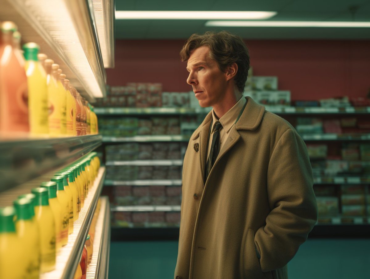 sagesoftheeast's tweet photo. @juliewdesign_ I did an entire series of celebrities in a Wes Anderson inspired supermarket. See more on : https://t.co/QsW7dh5SF6 https://t.co/JQJHrXhi5s