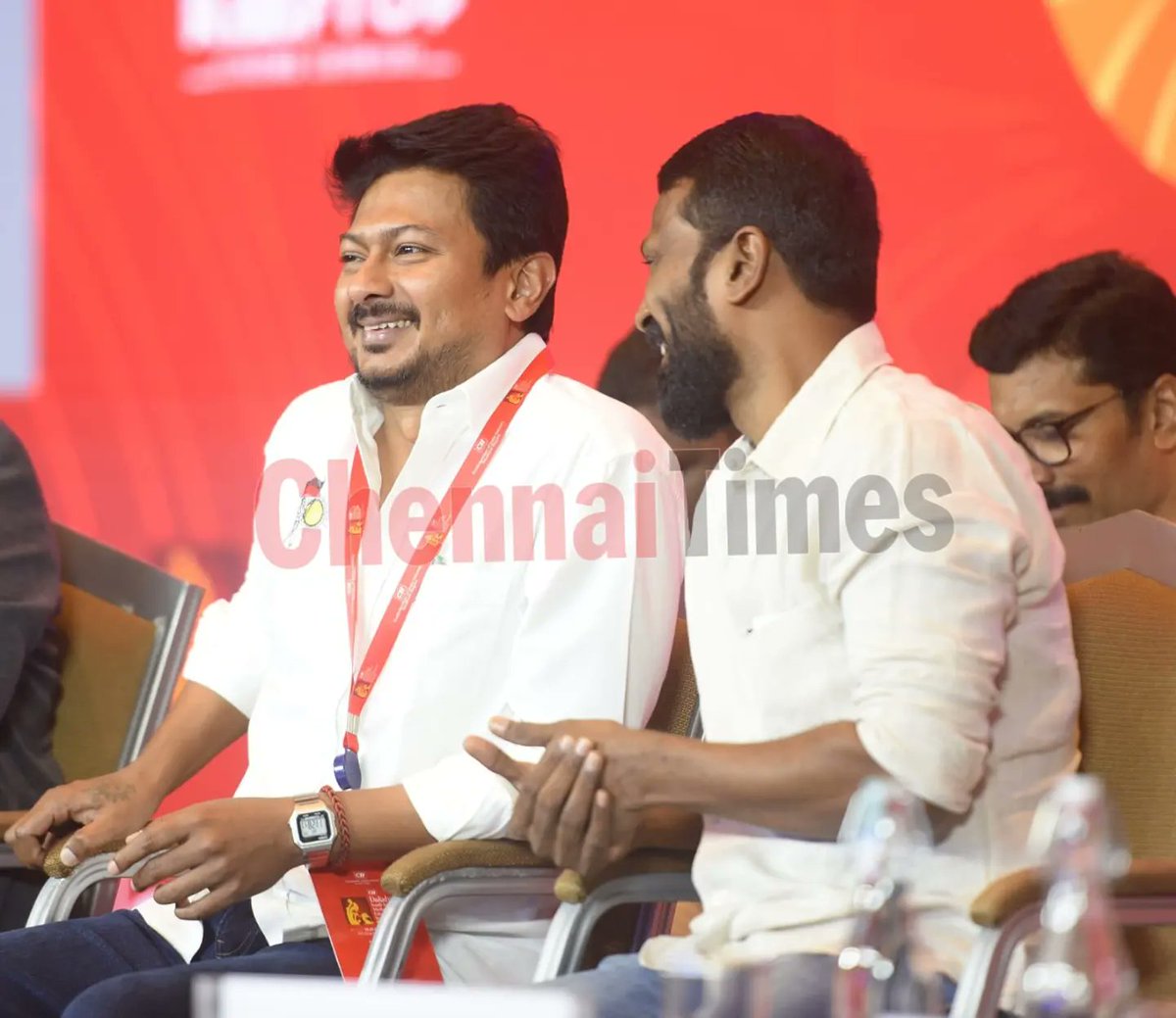 #UdhayanidhiStalin, #KartikiGonsalves, #PremRakshit and director #VetriMaatan at CII's Dakshin South India Media & Entertainment Summit