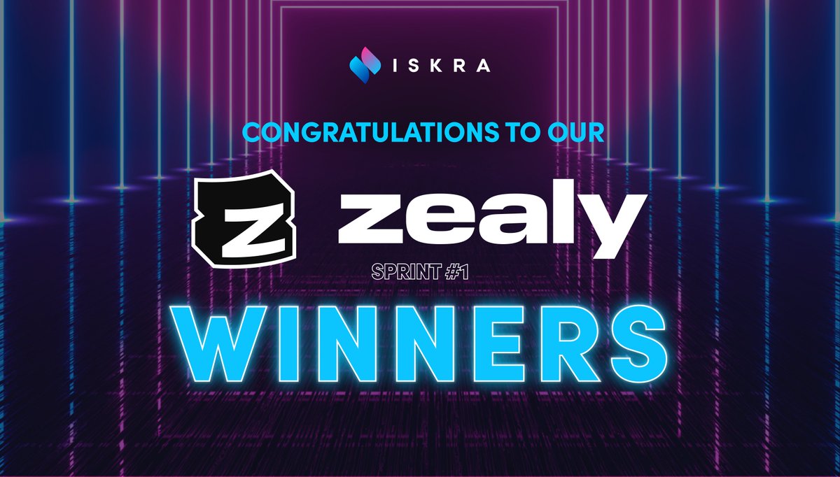 iskra_world's tweet photo. You came, you joined, you won! 🥳🎉

Huge shout out to all the lucky winners of our first sprint on @zealy_io - congratulations! 🙌🏼🏆

⭐️ Winners List 👉🏻 https://t.co/4KkQlN9JnA 💯

To everyone else, thank you for joining and watch out for our next sprint (happening VERY SOON 😉) — we’ve got more surprises, prizes, and bonus quests in store! 💰🎁

#airdrop #giveaway #Web3