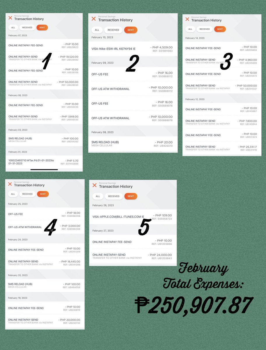 beverlyOFFICIAL's tweet photo. Them: Dami mo sigurong ipon kasi wala ka pang asawa't anak.

Me na puro INSTA-PAY SEND &amp; ATM WITHDRAWALS ang nasa transaction history 🤡🤡🤡🤡🤡🤡🤡🤡

First Quarter palang ng 2023 girl hinusayan mo na 🙃🙃 https://t.co/qmRfu4PVB4