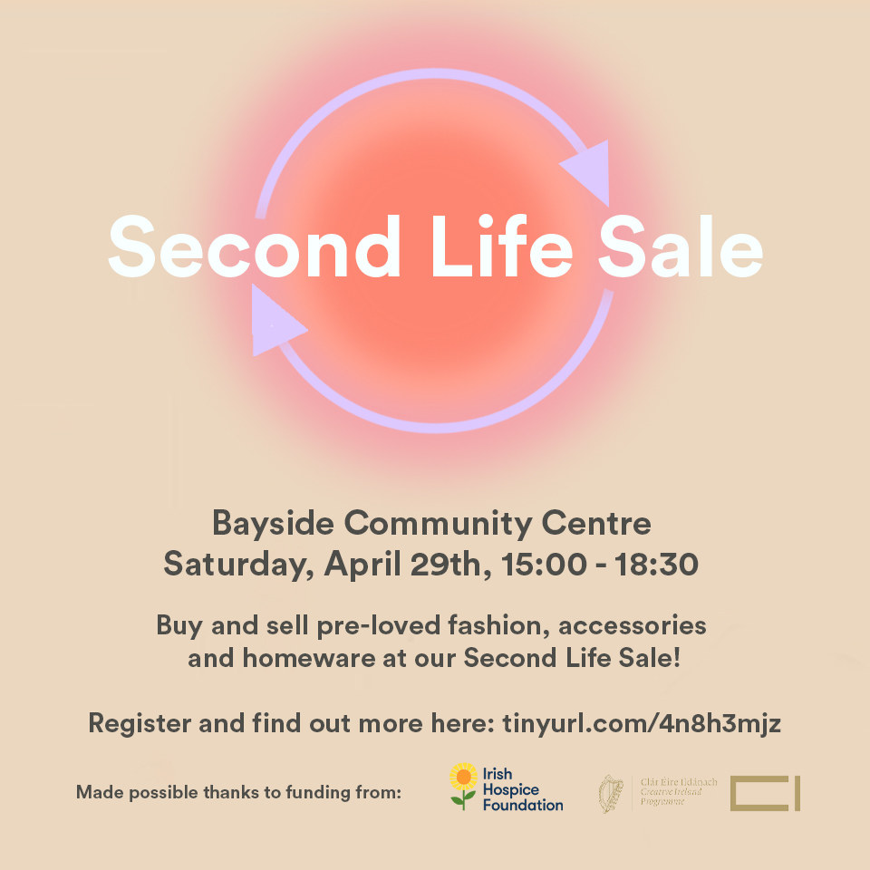 Irish Hospice Foundation (@irishhospice) on Twitter photo What happens when a social researcher (<a href="/SophsASophist/">Sophie Reynolds</a>) & an artist (<a href="/LouiseGaffney1/">Louise Gaffney</a>) explore the fate of a loved one’s possessions after they die?
It culminates in a Pop-Up Second Life Sale!
Tickets & more info:
hospicefoundation.ie/arts-and-creat…
<a href="/creativeirl/">Creative Ireland</a> What happens when a social researcher (<a href="/SophsASophist/">Sophie Reynolds</a>) & an artist (<a href="/LouiseGaffney1/">Louise Gaffney</a>) explore the fate of a loved one’s possessions after they die?
It culminates in a Pop-Up Second Life Sale!
Tickets & more info:
hospicefoundation.ie/arts-and-creat…
<a href="/creativeirl/">Creative Ireland</a>
