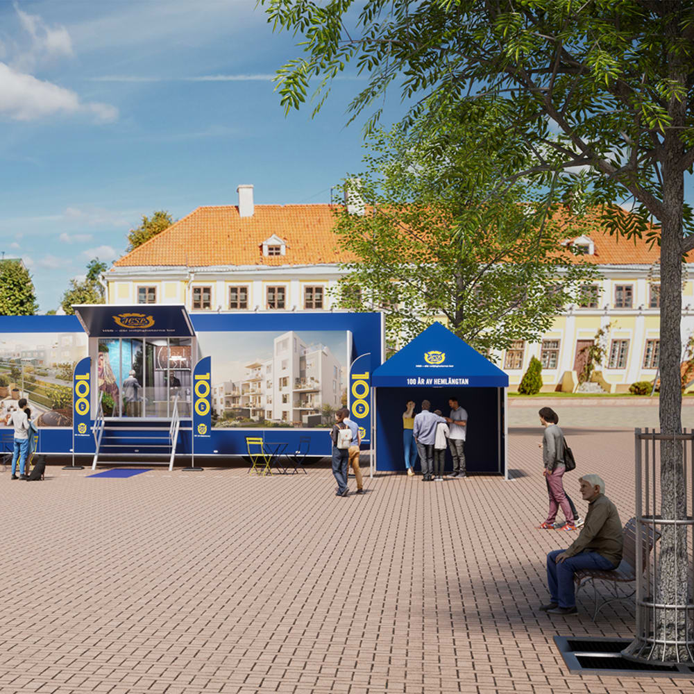 I år fyller HSB 100 år och för att fira det åker en utställningstrailer på turné genom hela landet. Den 25 - 27 april kommer firandet till Lindholmskajen i Göteborg där vi bjuder på ett fullspäckat program i vår jubileumstrailer! mynewsdesk.com/se/hsb_goetebo…