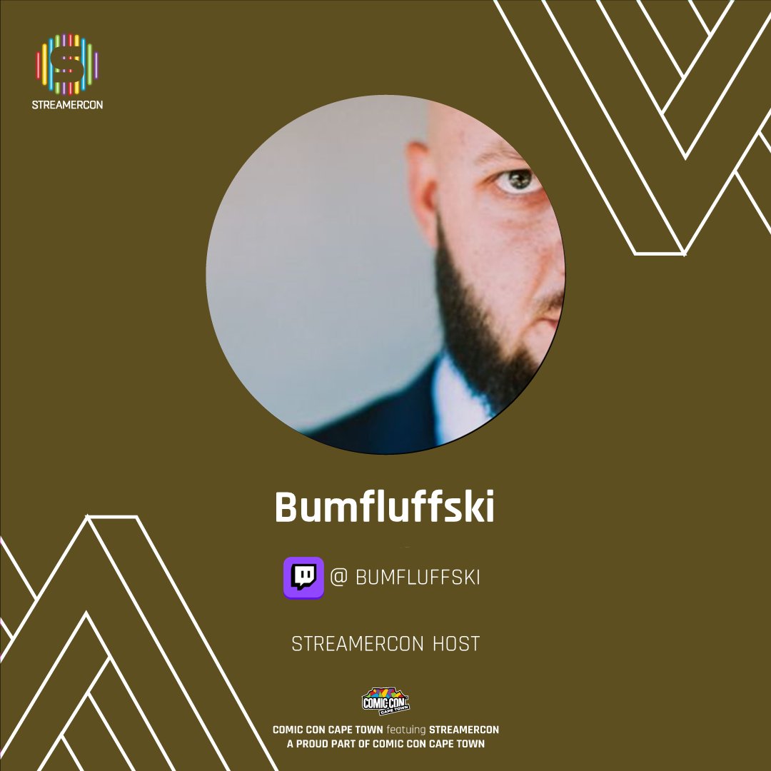 We are very excited to have <a href="/Bumfluffski/">🇿🇦 Bumfluffski 🇿🇦</a> hosting and MCing some panels at StreamerCon next weekend! 👏 Follow Bumfluffski on Twitch here: twitch.tv/bumfluffski