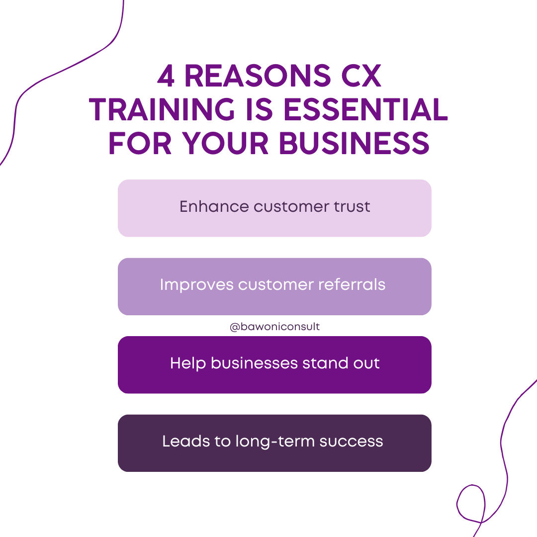 We can provide you with a long list of reasons why you should be getting in touch for CX training but here are four reasons that should be important to every business owner.
#customerexperience
#socialselling
#consultingfirm
#bizowner
#businesscoach
#enterpreneur
#brandequity