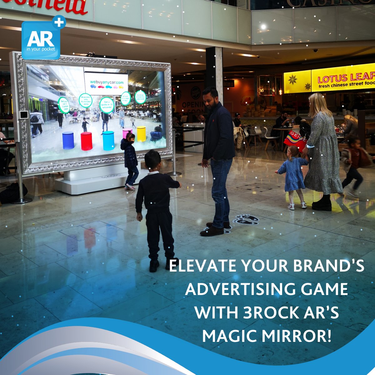 3RockGlobal's tweet photo. Our immersive AR advertising service is the next frontier in marketing, providing unparalleled engagement and interactivity. Make your brand stand out from the competition and leave a lasting impression.

Get in touch to find out more:
https://t.co/Er4qsQNHv5

#3rockAR https://t.co/NTEqOqJTjh