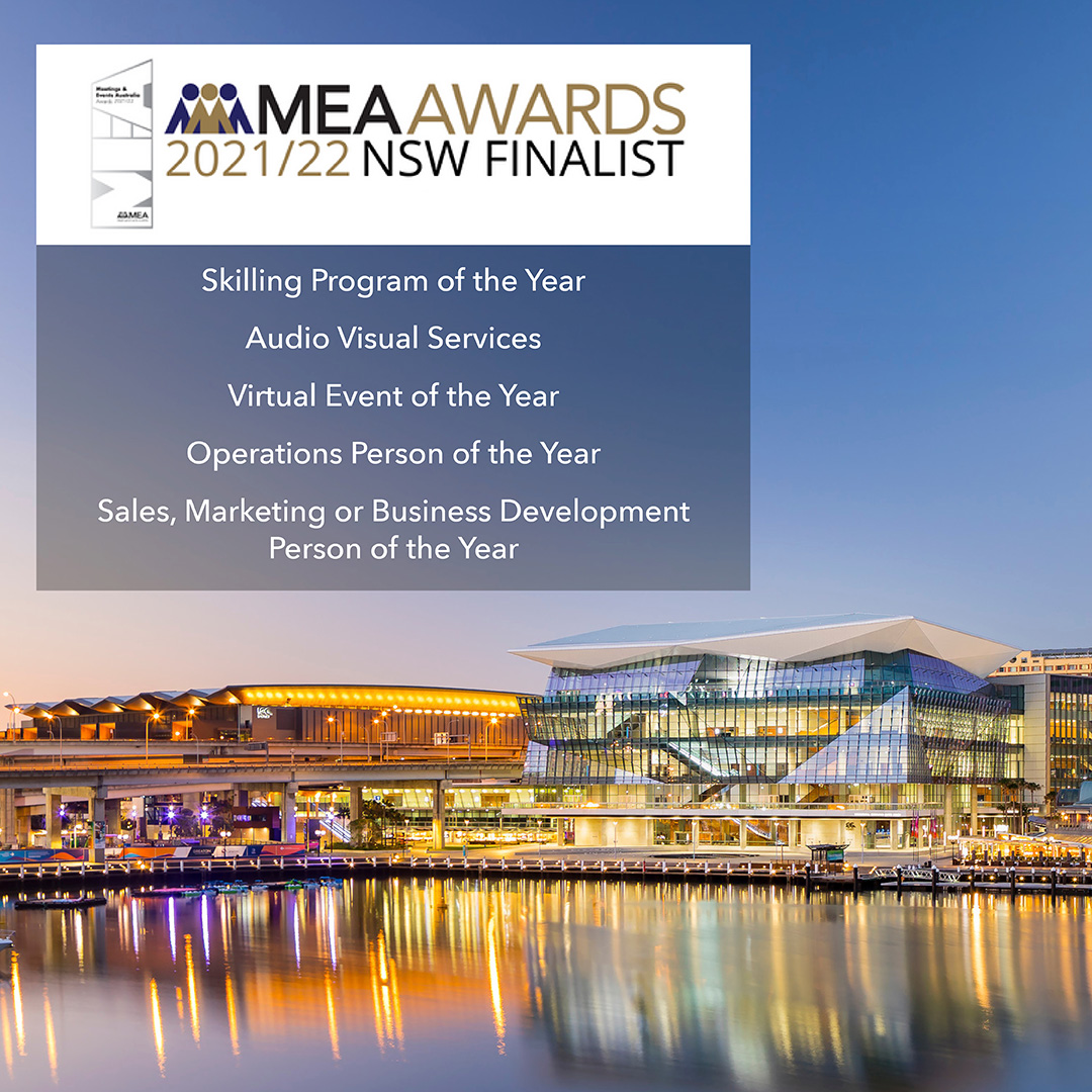 ICCSyd's tweet photo. We are delighted to announce that @ICCSyd qualified as a State Finalist for the 2021 β 2022 #MEA #Awards in 5 categories. π The winners will be announced at the NSW State #Awards Night on 8 June. We wish the best of luck to all state finalists. https://t.co/x5KgoqpvAP