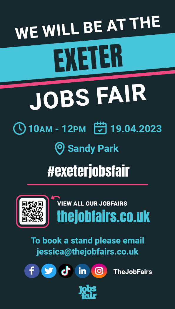 Today Proud to Care will be attending the Exeter Jobs Fair at Sandy Park. If you are interested in the different social care roles available in your area, why not come and speak to a member of the team.