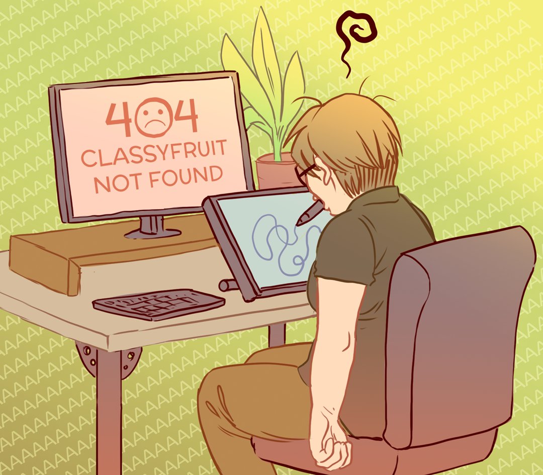Classyfruit | Working on commissions (@classyfruitart) on Twitter photo Retweet because I am a silly goose and mistyped my own username:
Since my old IG got deleted please follow me @/classyfruitart if you want to!
(Thank you <a href="/AnnaSassiArt/">AnnaSassiArt</a> for finding the typo and notifying me! I owe you one! Retweet because I am a silly goose and mistyped my own username:
Since my old IG got deleted please follow me @/classyfruitart if you want to!
(Thank you <a href="/AnnaSassiArt/">AnnaSassiArt</a> for finding the typo and notifying me! I owe you one!
