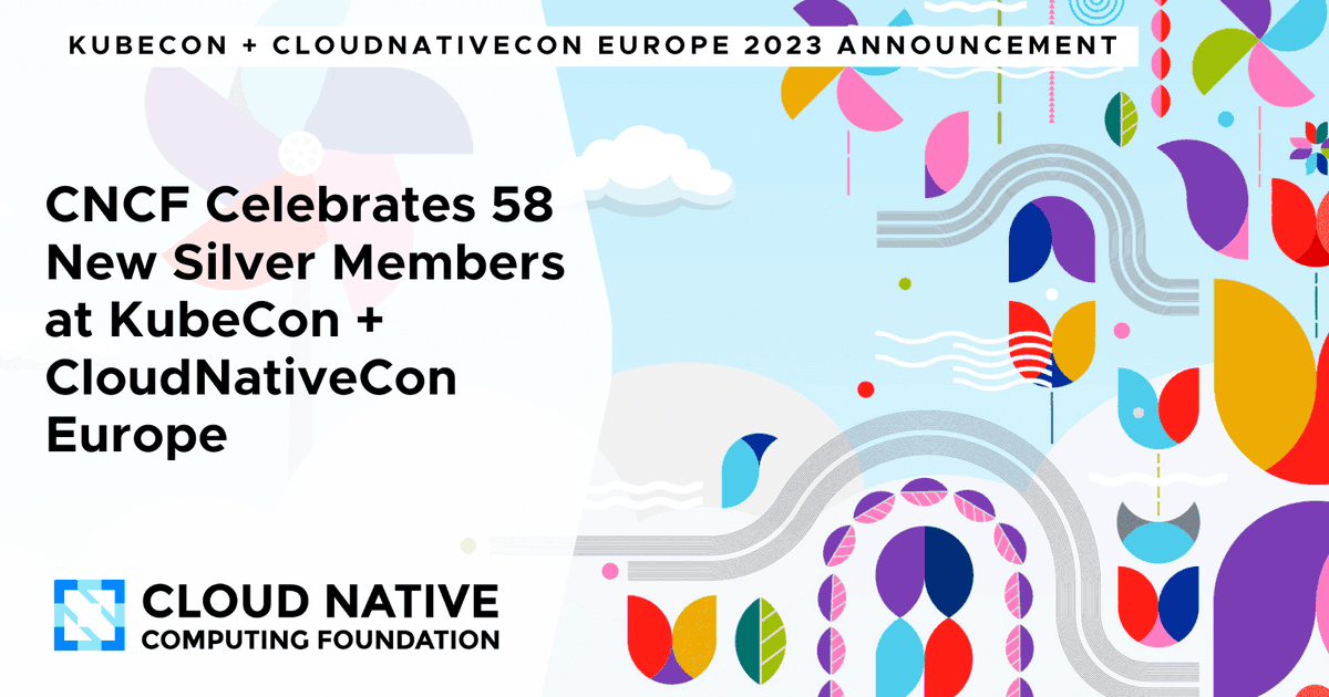 CloudNativeFdn's tweet photo. [NEWS from #KubeCon] # CNCF celebrates 58 new Silver members at #KubeCon + #CloudNativeCon Europe, surpassing 800 members 🌷 

#CommunityinBloom 💐 

https://t.co/k6vqzcHYgq https://t.co/WwvKxtG2Fs