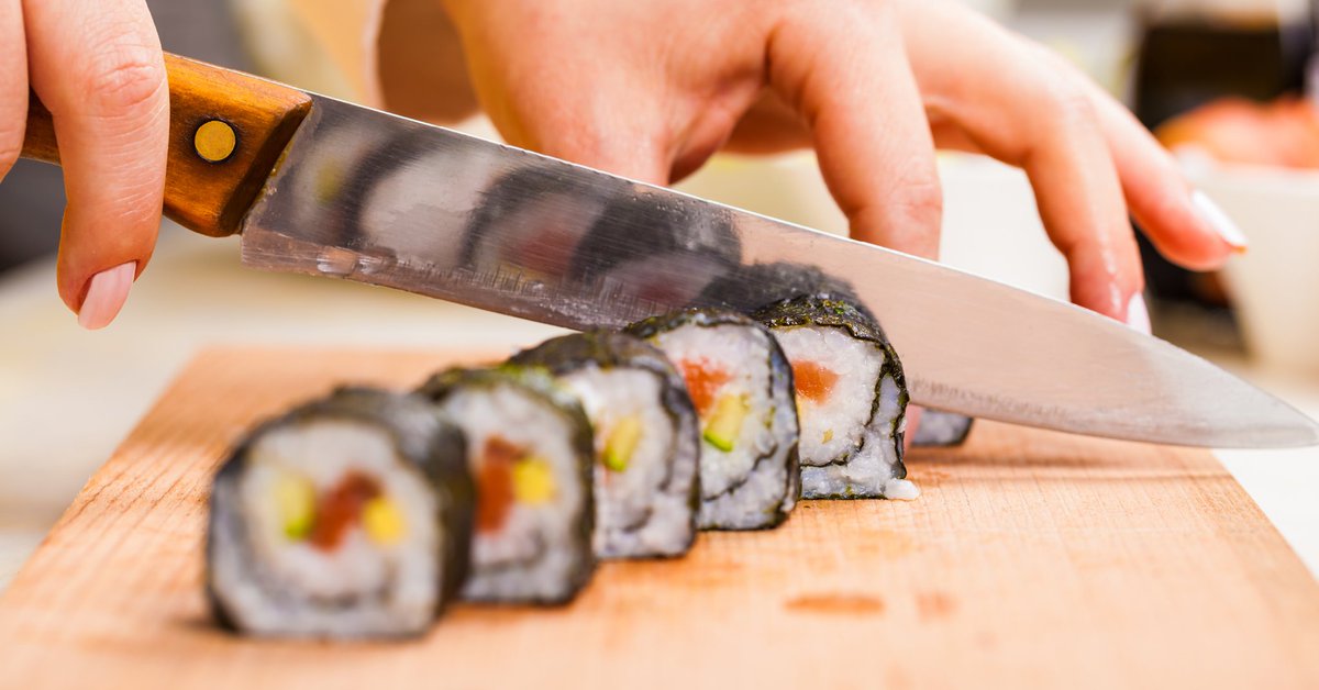 Learn to roll like a pro…​

On our #SushiMaking course, our expert chefs will teach you the art of sushi — from delicious #TeriyakiSalmon to sashimi.​

Book your place in our 10 May class today: bit.ly/3MKqeWp.