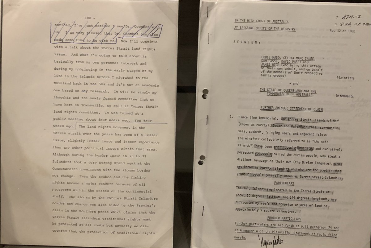 Now is a good time to reflect on some important legal history which opened our nation’s eyes to our vast human history and culture. #IndigenousPeoples #mabo #highcourt #UluruStatement #Voice #referendum23 #Auspol2023