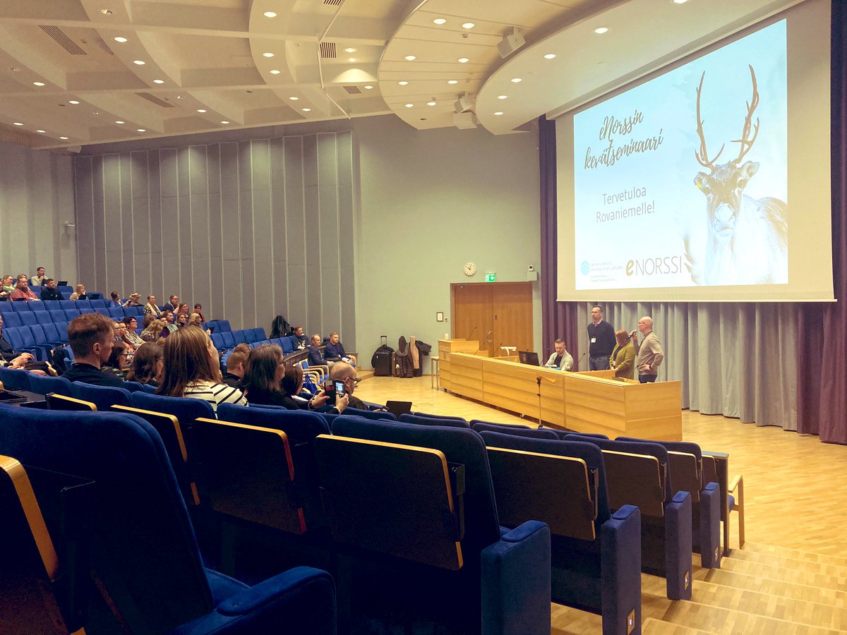 Tervetuloa eNorssin kevätseminaariin Rovaniemelle Lapin yliopistoon! Kevätseminaarin teemana on arktisuus ja hyvinvointi ”Tehemmä yhessä.” Tänään Tutkoke-symposiumpäivän teemana ”Mitäpä sie?” <a href="/enorssi/">eNORSSI/FTTS</a> <a href="/ulapland/">University of Lapland</a>