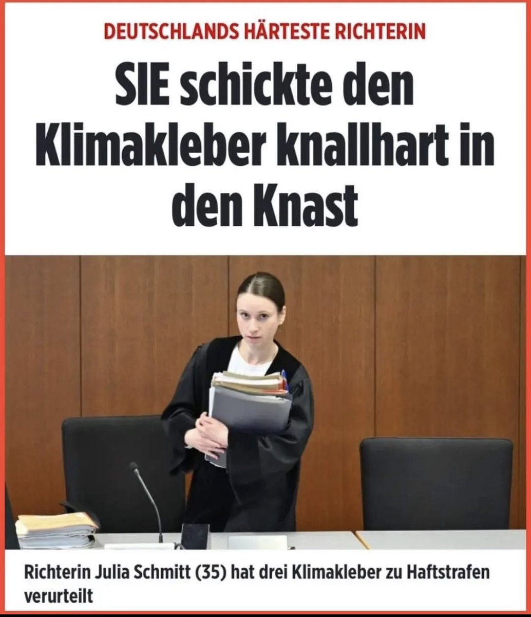 Ich weiß nicht, ob Frau Schmitt die härteste Richterin ist, aber Frau Schmitt ist definitiv eine Richterin, die wir in Deutschland dringend brauchen.