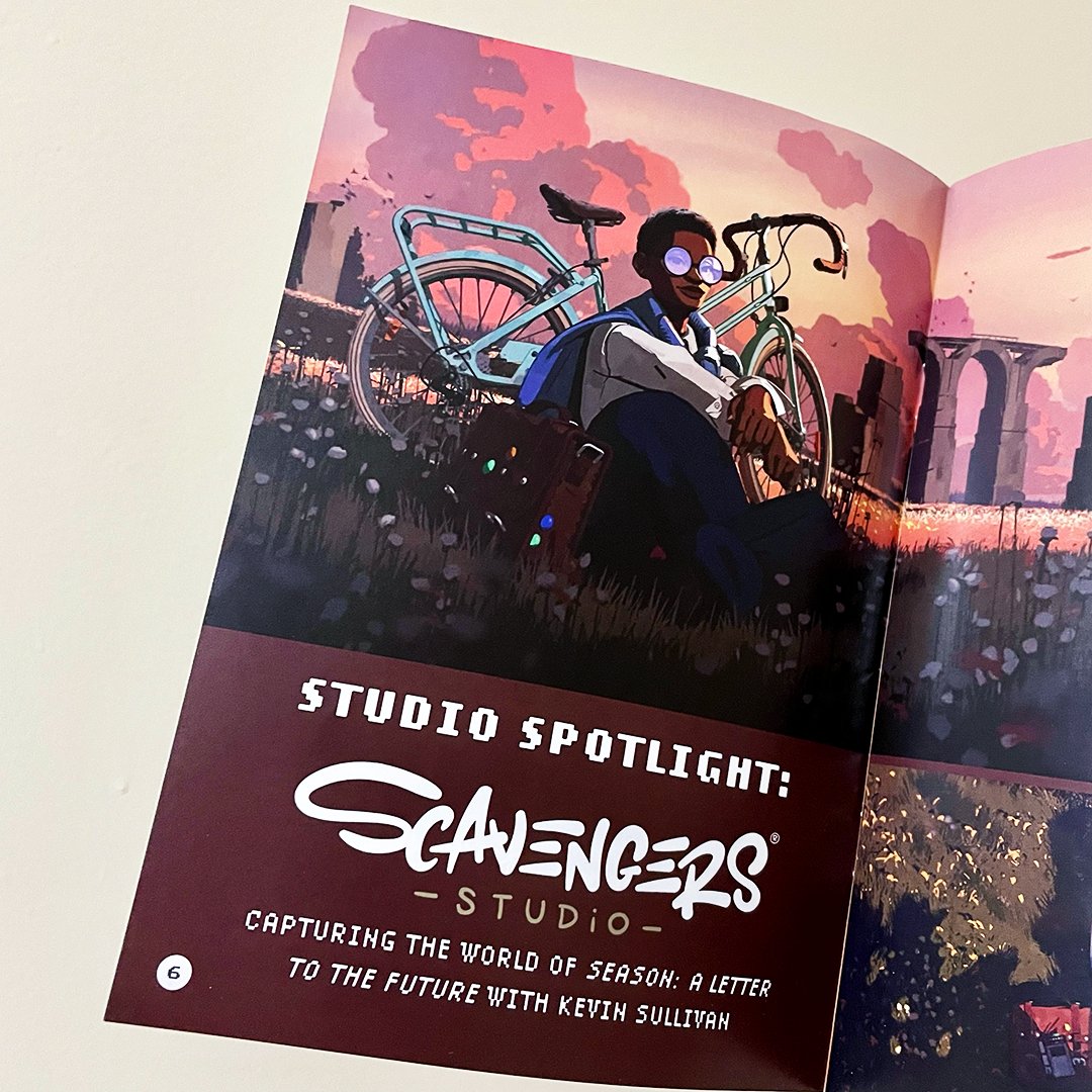 Patch Magazine | Indie Gaming (@thepatchmag) on Twitter photo <a href="/ScavStudio/">Scavengers Studio</a> is a Canadian indie game dev studio. You might have heard of <a href="/SeasonTheGame/">SEASON: A letter to the future</a>, which they have recently released 😍 In this month's magazine, read all about this amazing studio, what a day in the life of a team member is like, and more! 🤩 <a href="/ScavStudio/">Scavengers Studio</a> is a Canadian indie game dev studio. You might have heard of <a href="/SeasonTheGame/">SEASON: A letter to the future</a>, which they have recently released 😍 In this month's magazine, read all about this amazing studio, what a day in the life of a team member is like, and more! 🤩