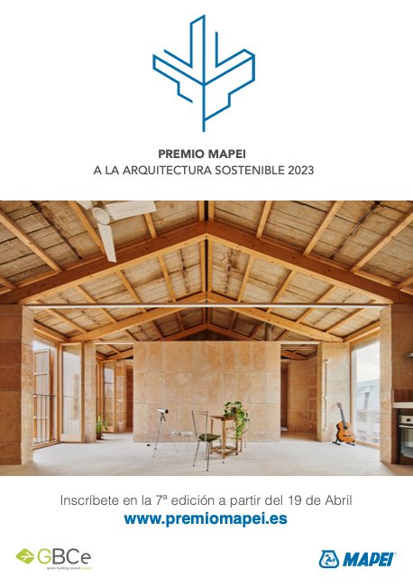 🔵 La VII edición del Premio Mapei pone el acento en la descarbonización +Info👉 premiomapei.es Hoy se abre la convocatoria de la VII edición. El Premio Mapei 2023 incorpora como novedad la creación del premio especial al edificio saludable.  

Calendario: 
✔️