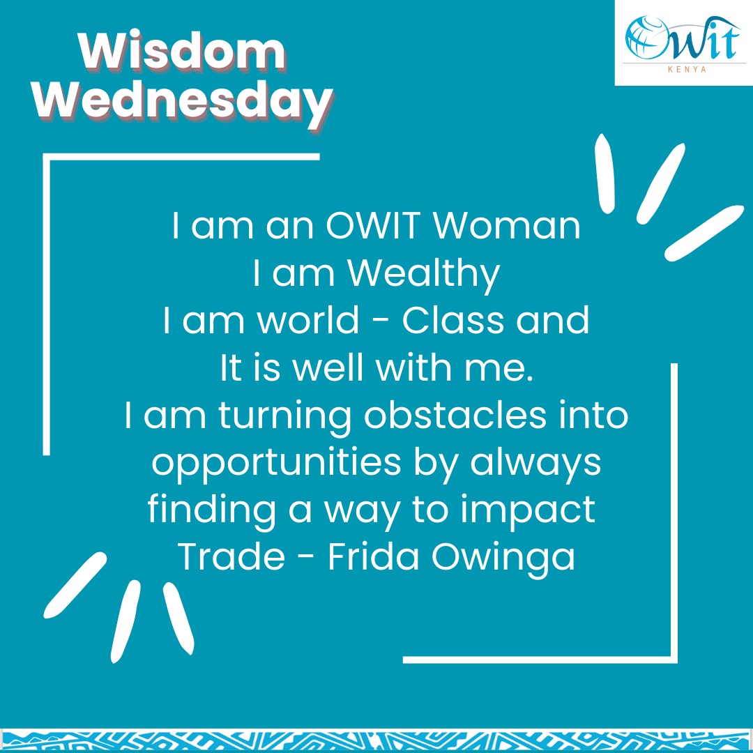 OwitKenya's tweet image. #OWITwoman #attracting #wealth #turning #obstacles into #opportunities