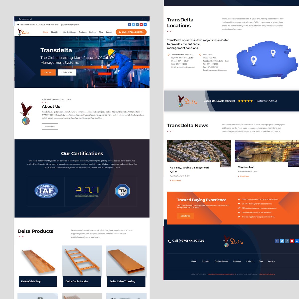 SoftLoom's tweet image. The role of a website in business growth is undeniable. Website creation is the first step towards getting digitally visible. We are here to help you in developing your website which reflects the face of your brand.
transdeltaqatar.com
#softloomitsolutions #webistedevelopment