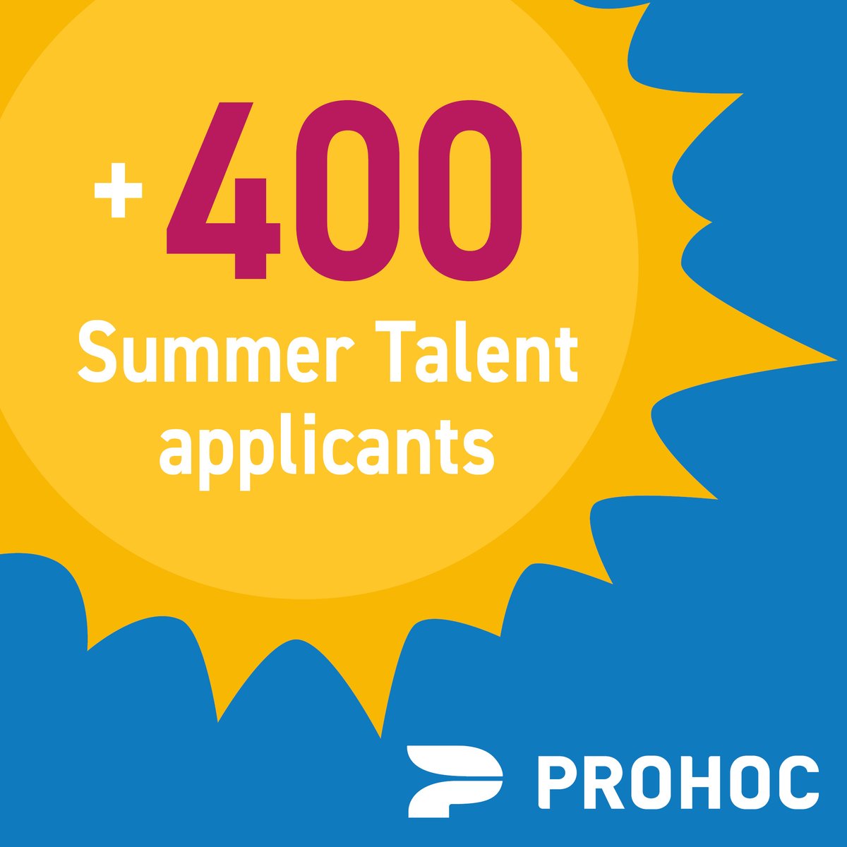 ProhocOy's tweet image. We are excited to announce that our company has received a record-breaking number of summer talent applications this year! It is fantastic to see so many talented and motivated individuals interested in joining our team. Thank you to all who applied!
#summertalent #prohoc