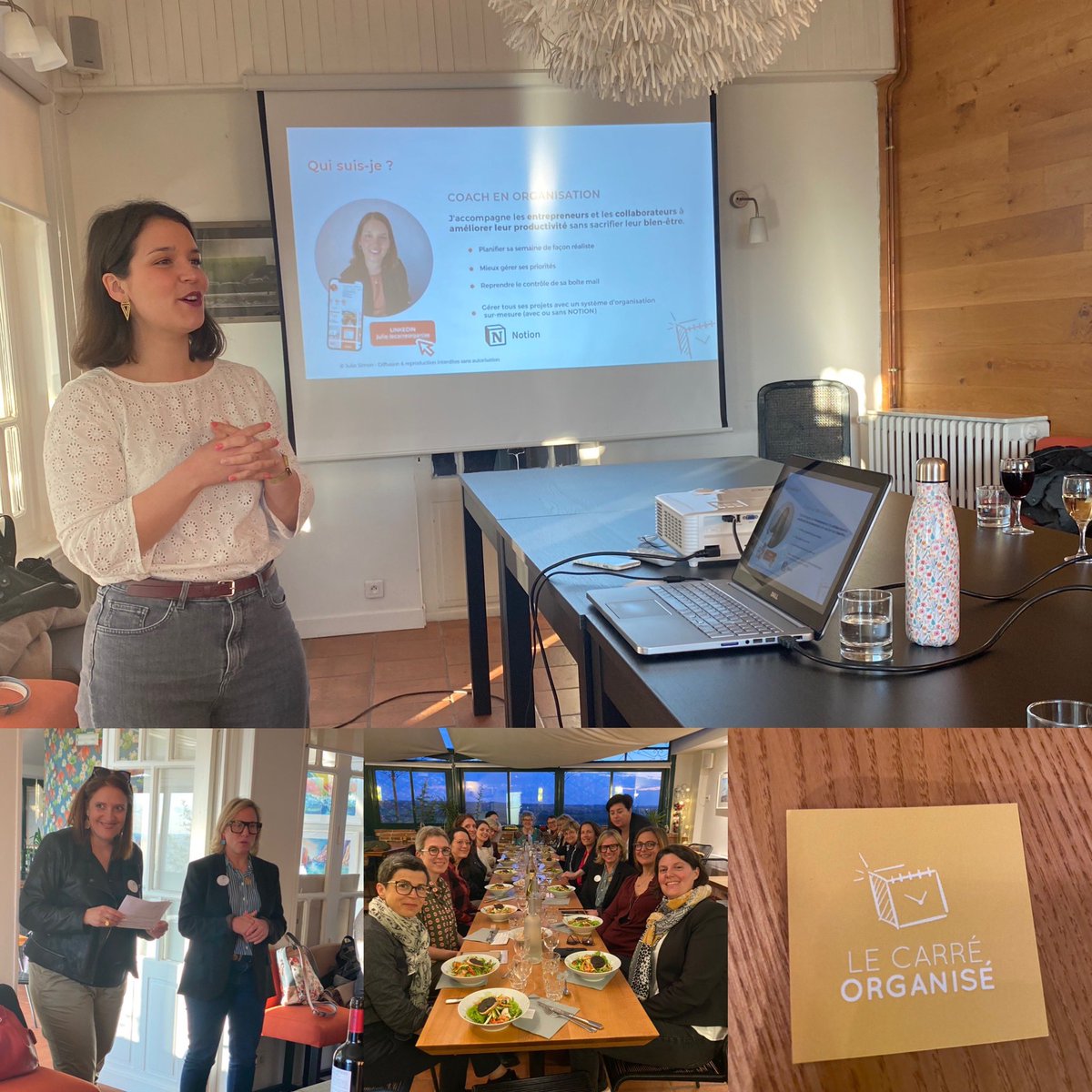 FCE_Tarn's tweet photo. Très belle soirée des @FCE_Tarn avec julie simon de carré organisé à #giroussens sur la gestion du temps @FCEFrance @AppolineMeyer @VietamineRelook @Sophie_P_C https://t.co/hgN37nwHXd