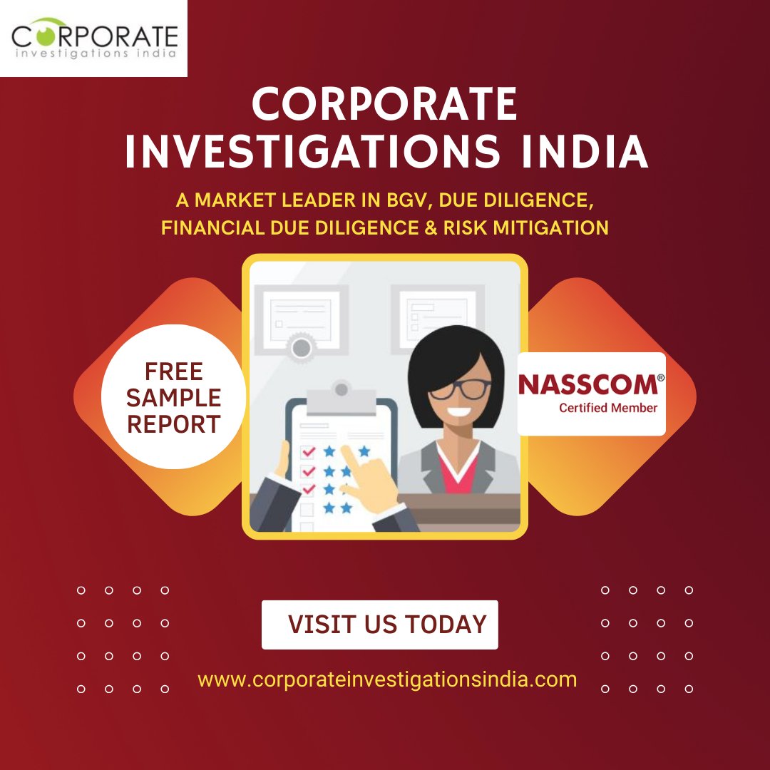 CorporateInve10's tweet image. Contact us today- 📧 team@corporateinvestigationsindia.com ☎ +91-7982797109  
#team #educationverification #employmentverification #addressverification #bgv #bgvvendor #ebc #nasscom #nasscomcertified #backgroundverification #employeeverification #corporateverification