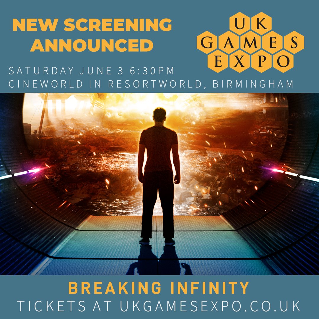 breakinginfinit's tweet photo. Super excited to announce that Breaking Infinity will screen at @UKGamesExpo in June! Get your tickets here https://t.co/cKaF9QJuBJ
@Mariannadean @ZoeFCunningham
#ukgamesexpo #breakinginfinity #film #screening #timetravel #scifi #thriller https://t.co/RkjjUQiuze