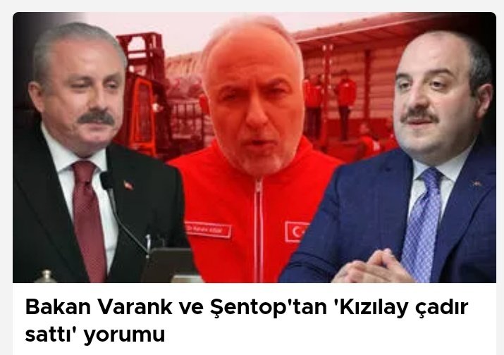 Kızılay Baskani Kerem Kınık hemem istifa etmelidir

Suanda nükleer güç oluyoruz, karadeniz gazi geliyor,ama bu adamin BILEREK VE ISTEYEREK yaptigi aciklamalar yuzunden BEYINSIZ KITLE GUNDEMI MANUPULE EDIYOR

İnkılaba Az Kaldı
#UfkaBirBakYiğidim

15 Temmuz Kastamonu Oğuzhan kurgu