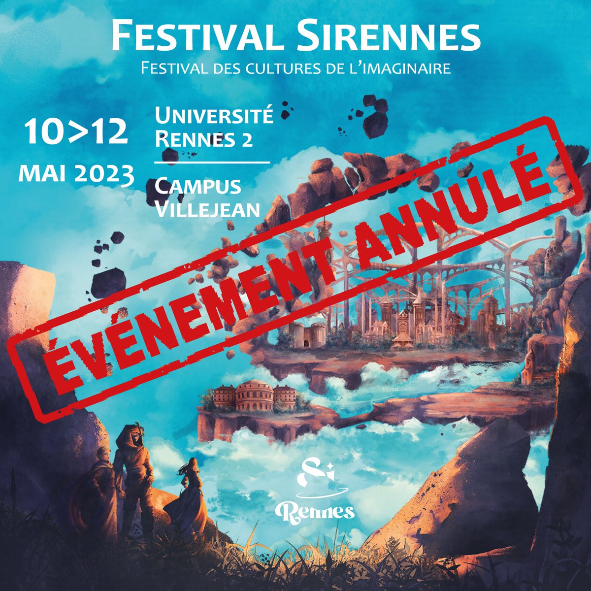 (COMMUNICATION OFICIELLE DU FESTIVAL)
Bonjour à tou.te.s,
C'est avec une immense tristesse et une insondable déception que nous devons prendre la décision dès aujourd’hui de reporter le festival Sirennes à l’année prochaine (2024).