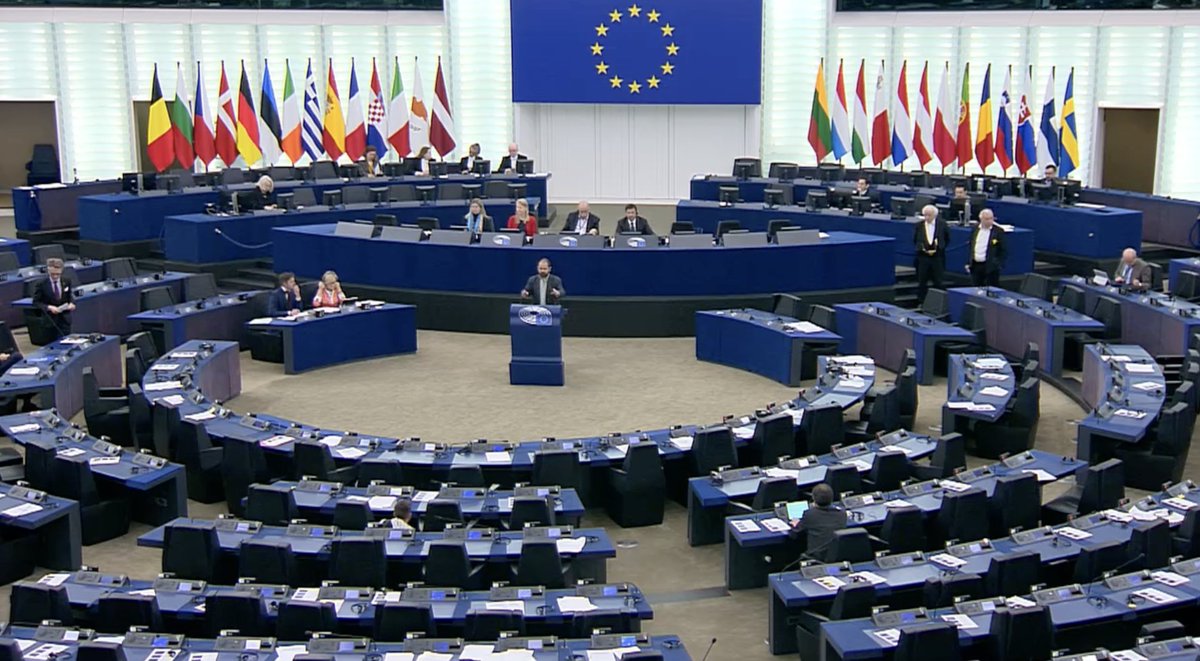 paddi_hansen's tweet image. Interest in the crypto discussion (MiCA &amp;amp; TFR) in the plenary of the EU Parliament ahead of tomorrow's votes is limited, to put it diplomatically 😅