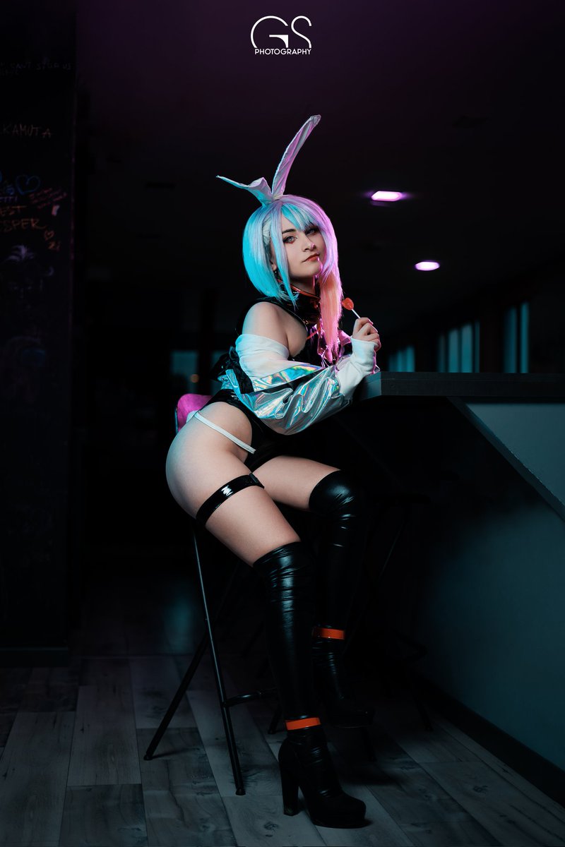 Teitokuu_'s tweet photo. First Lucy pic of this set that i did with @/giusugar ❤️

#LucyCyberpunk #CyberpunkEdgerunners #cosplay https://t.co/k0dN8jeGB9