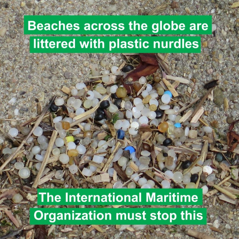 FaunaFloraInt's tweet photo. It’s time to stop plastic pellets polluting our ocean.

Today, we launch our campaign that calls on @IMOHQ to make regulatory changes to protect our ocean from nurdles. Sign our petition and help end this catastrophe.

#NurdleAction