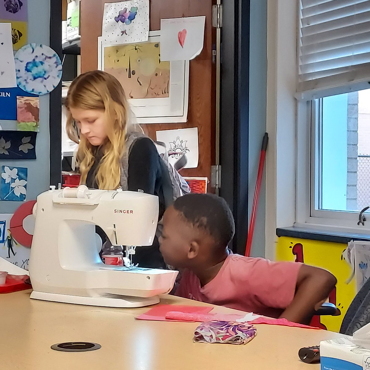 Sewing successes of the week - connecting and creating 💜 <a href="/bristowelem/">Bristow Elementary</a> <a href="/WarrenCoSchools/">Warren Co Schools</a>