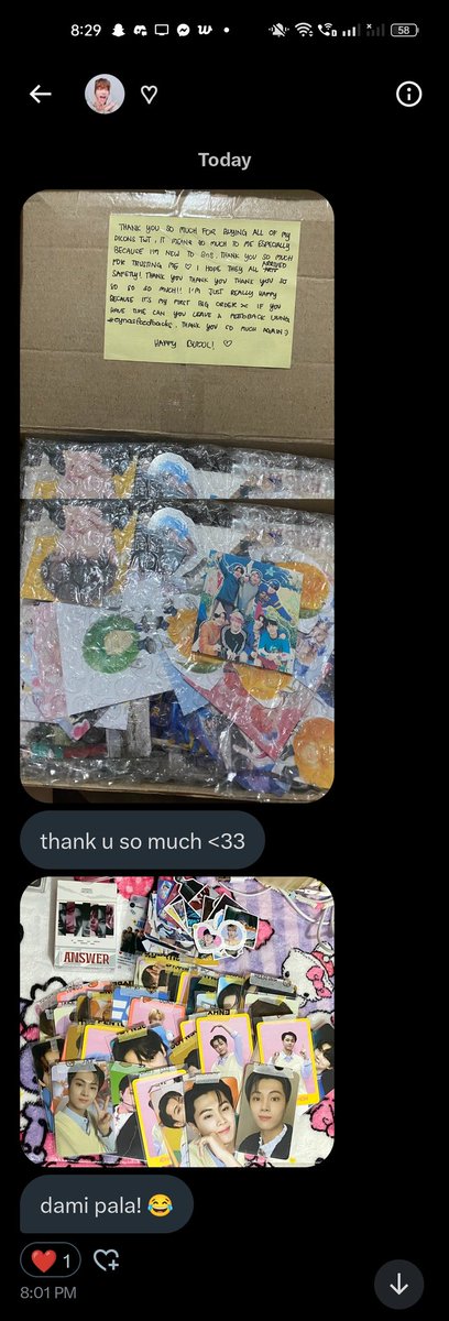 10thofjun_'s tweet photo. ~ Thank you so much po for trusting and buying from me ๐
แฐ #eynasfeedbacks https://t.co/Hz3gxRCP9Y
