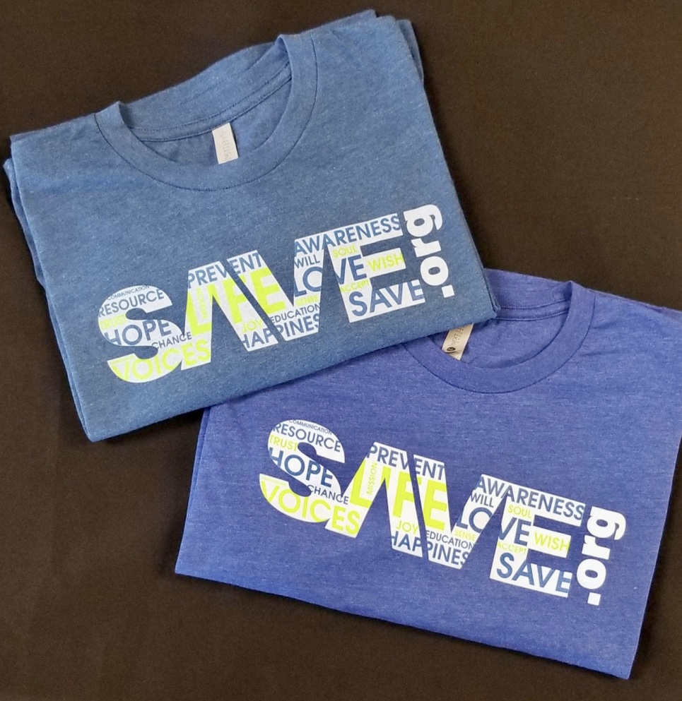 We are running low on this awesome SAVE teeshirt. Order yours before they are all gone! #GoingFast #springfashion #Wednesdayselfie #teeshirt #stopsuicide save.org/product/save-o…