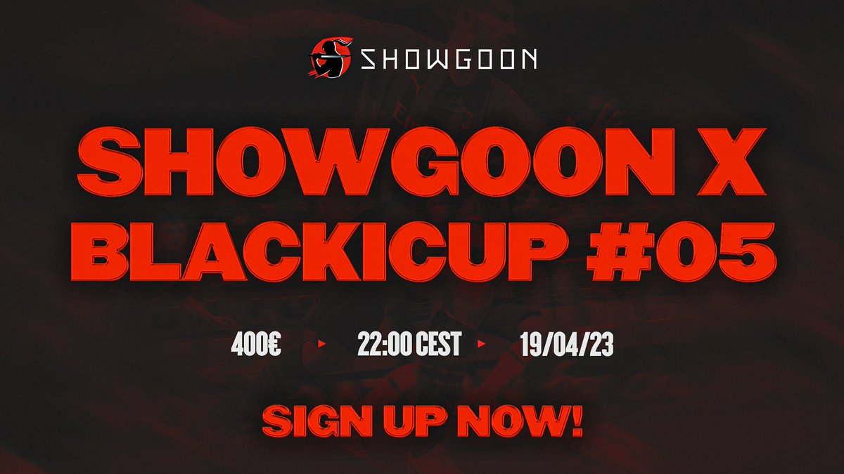 ⚡️SHOWGOON x BLACKICUP are picking up the speed⚡️

If you want to win big and battle against the best of the best, this is your chance to do just that. Favourite #FIFA tournament is going to happen tonight 💪

🗓️ Today, 10 PM CEST
💸 400€ prize pool 

rush.gg/en/tournaments…