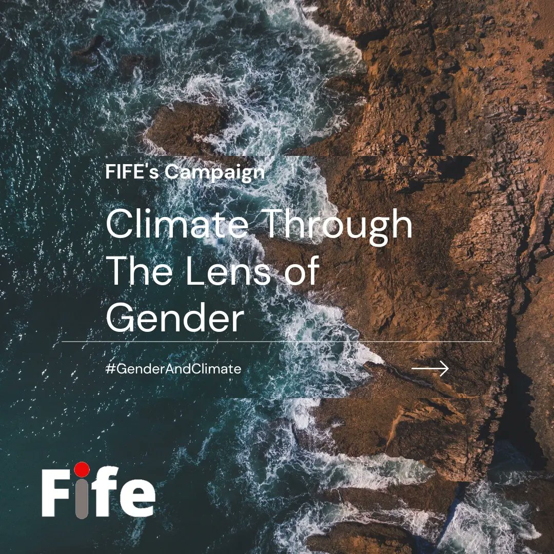 FIFE_Org's tweet photo. We're excited to launch our new campaign: Climate through the lens of gender.  Climate change and gender inequality intersect in profound and urgent ways, with women and marginalized communities facing disproportionate impacts. 
#GenderAndClimate #ClimateAction #G20India #Gender https://t.co/qjdRZECnRL