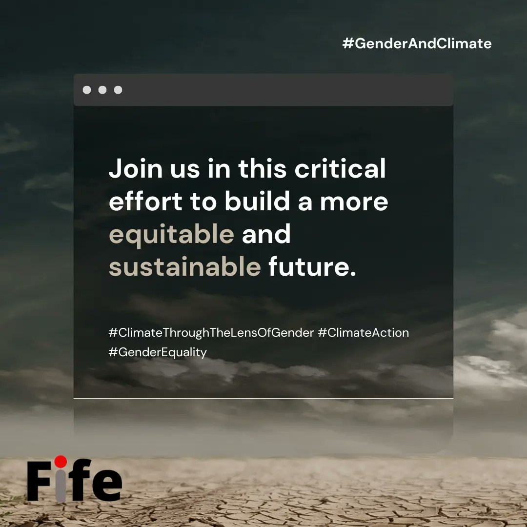 FIFE_Org's tweet photo. We're excited to launch our new campaign: Climate through the lens of gender.  Climate change and gender inequality intersect in profound and urgent ways, with women and marginalized communities facing disproportionate impacts. 
#GenderAndClimate #ClimateAction #G20India #Gender https://t.co/qjdRZECnRL