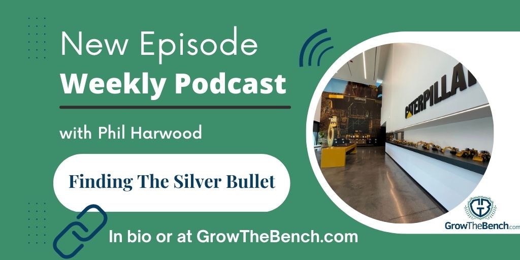 Our new Blog and Podcast are posted. Phil talks about finding the Silver bullet and how you can learn more about it by attending our upcoming events. Link in bio.
#growthebench #landscapecommunity #greenindustry #landscapeindustry #landscapers #businessowners