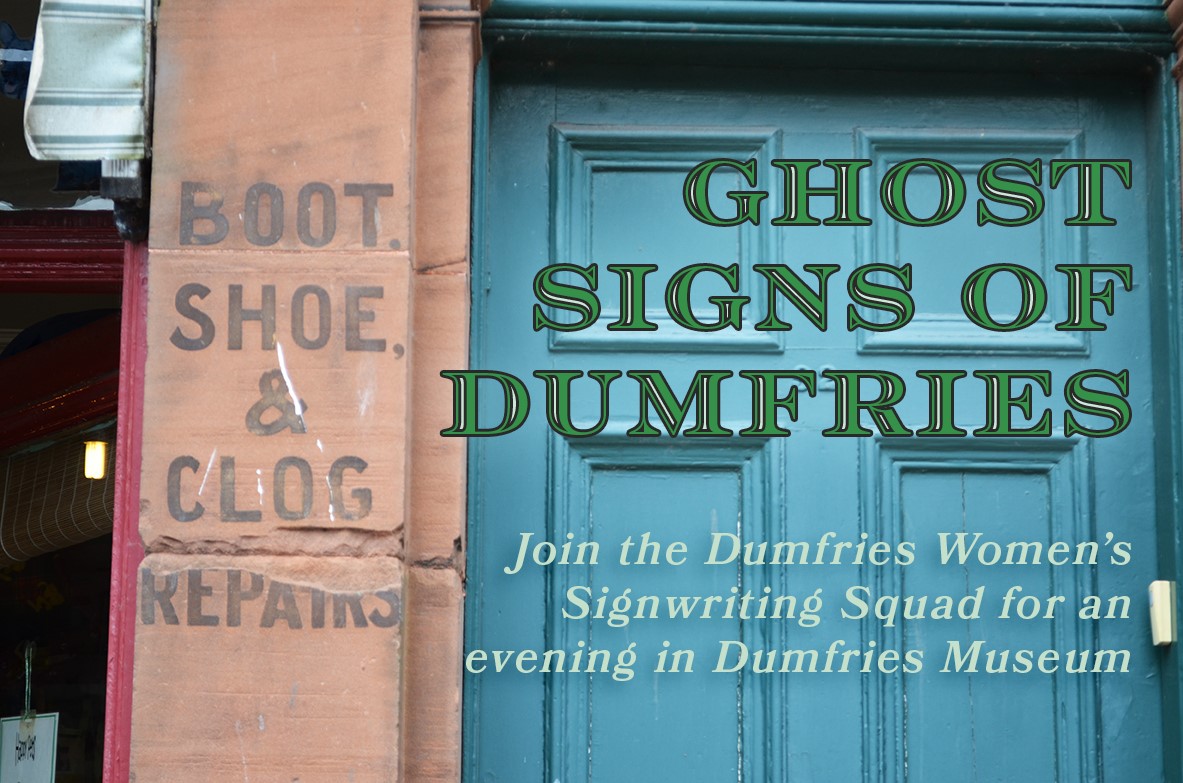TheStovies's tweet photo. DWSS is heading to Dumfries Museum this Friday for an evening exploring signs in Dumfries, old &amp; new, with photographs from the museum collection &amp; around the town.

Email dumfries.museum@dumgal.gov.uk or phone 01387 253374 to book your place!

Learn more: https://t.co/QisszUWxGD https://t.co/rjhs0t5BTR