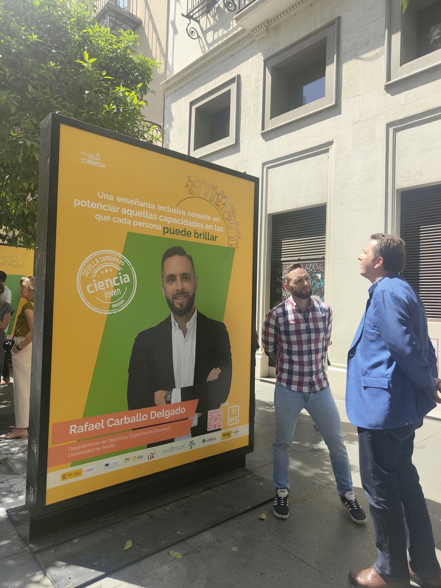 Ya podéis visitar la 2° exposición de 'Sevilla también es Ciencia' esta vez dedicada a jóvenes investigadores 👏 Os dejamos las primeras 📷 de algunos de los investigadores/as de la <a href="/unisevilla/">Universidad de Sevilla</a> que podéis conocer en la Av/ de la Constitución
 sevilla.org/servicios/sevi…

#DivulgaUS